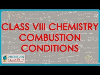 791.Class VIII Chemistry Combustion Conditions necessary for combustion to occur