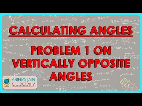 795.Calculating angles between two line - Problem 1 on vertically opposite angles