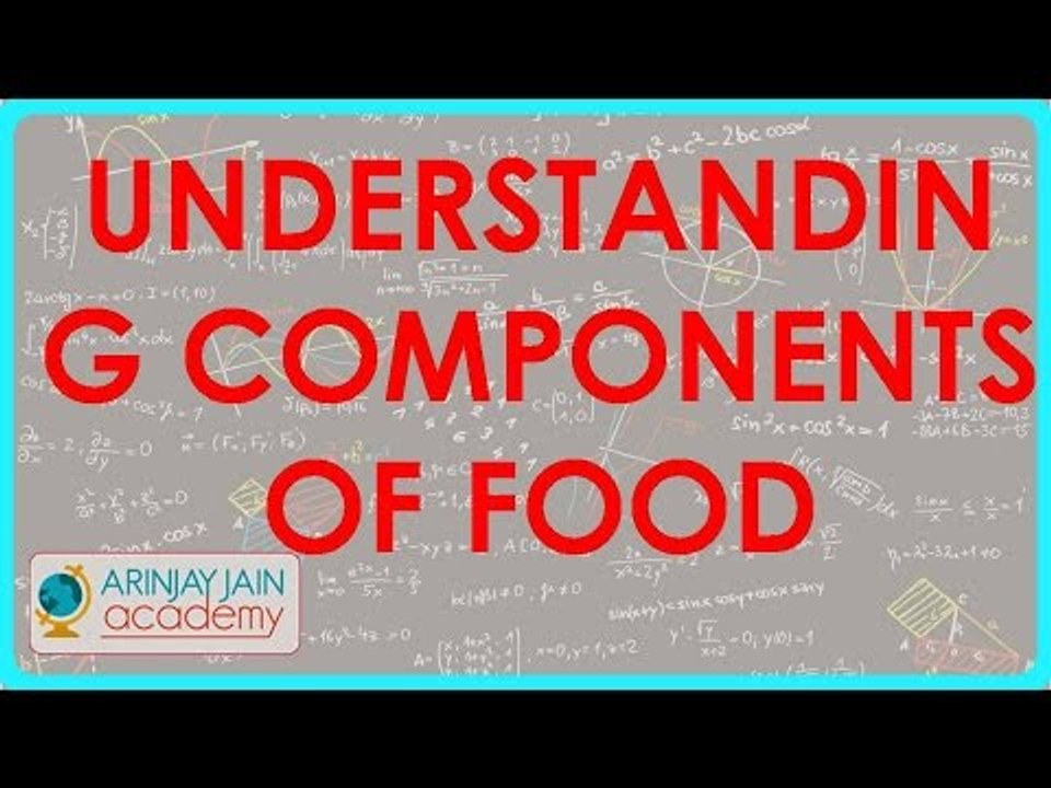 806.Biology - Understanding components of Food