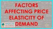 629.Class XII  Economics for CBSE, ICSE, NCERT Factors affectinPrice Elasticity of Demand