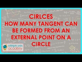 676.CBSE Maths Class X   Cirlces   How many tangent can be formed from an external point on a Circle