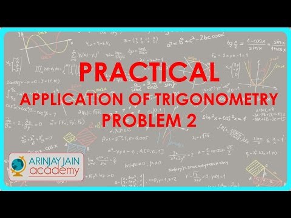 649.Class X - Practical application of Trigonometry - Problem 2