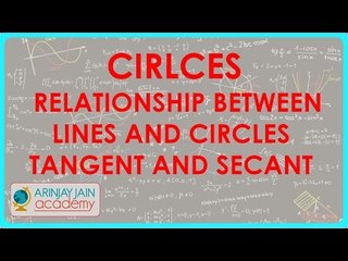 672.CBSE Maths Class X   Cirlces   Relationship between lines and Circles   Tangent and Secant