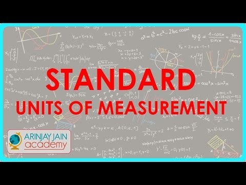 319. Physics - Standard units of measurement