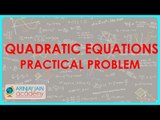543.Class X - CBSE, ICSE, NCERT -  Quadratic Equations - Practical Problem