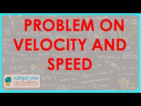 555.Class IX - Physics - CBSE, ICSE, NCERT - Motion - Problem on Velocity and Speed
