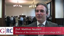 The Gutenberg Research College bestows the Gutenberg Research Award 2012 and welcomes new fellows