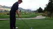 Ernie Els swing close up