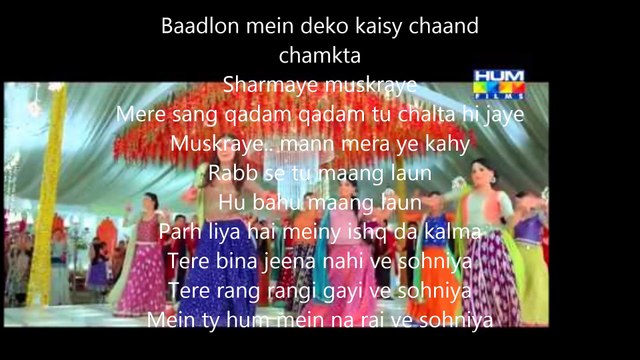 Tere Bina Jeena Nahi Song Lyrics Rahat Fateh Ali Khan Bin Roye (Pakistani Movie)