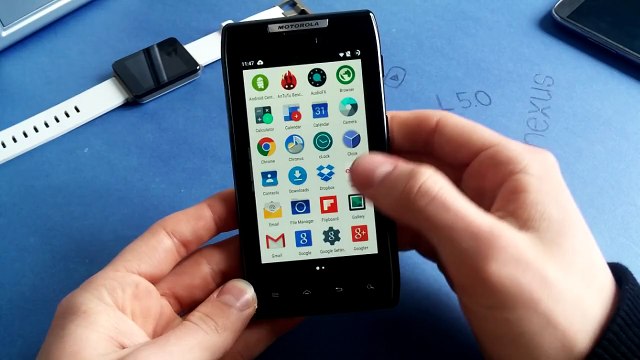 Motorola Razr Android 5.0.2 Lollipop CM12 ROM for XT910/XT912 [REVIEW]