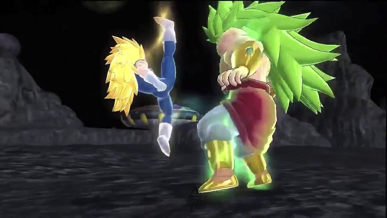 Dragonball Raging Blast 2   SSJ3 Vegeta vs SSJ3 Broly cut