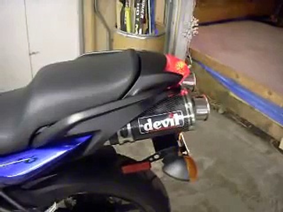 2006 Yamaha FZ6 Devil Exhaust Magnum carbon fiber