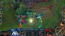 C9 (Hai Rengar) VS Dignitas (Helios Lee Sin) Highlights {REKT} - 2015 NA LCS Summer W7D2