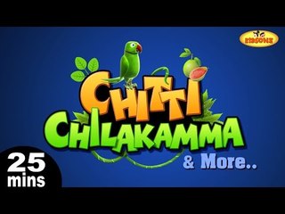 Chitti Chilakamma & More Telugu Nursery 3D Rhymes | 25 Minutes Compilation from KidsOne