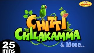 Chitti Chilakamma & More Telugu Nursery 3D Rhymes | 25 Minutes Compilation from KidsOne