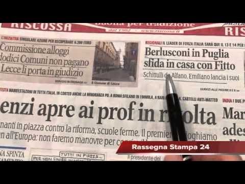 Scuola e riforme, proteste in piazza, Rassegna Stampa 6 Maggio 2015