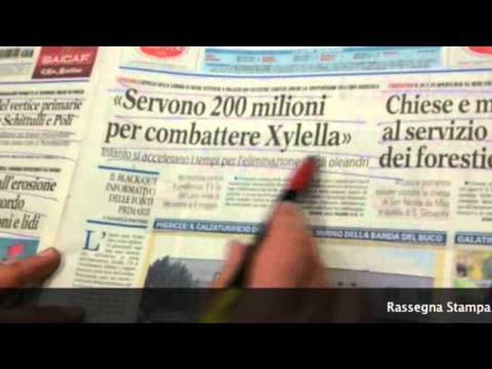 Rassegna Stampa 23 Aprile 2015 a cura della Redazione di Leccenews24