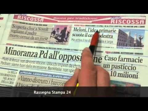 Rassegna Stampa 22 Aprile 2015 a cura della Redazione di Leccenews24