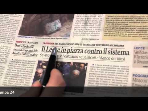 Rassegna Stampa 1 Aprile 2015 a cura della Redazione di Leccenews24