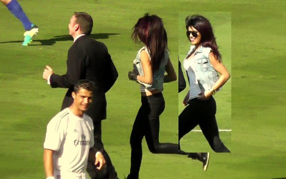 Priyanka Chopra & Cristiano Ronaldo at Dodger Stadium Los Angeles
