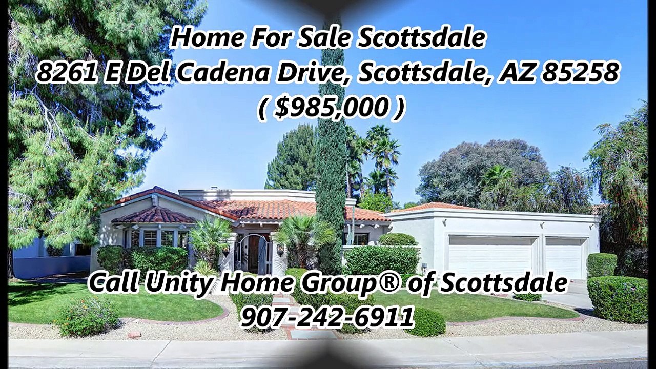 Scottsdale Real Estate For Sale by Unity Home Group® of Scottsdale  8261 E Del Cadena Drive, Scottsdale