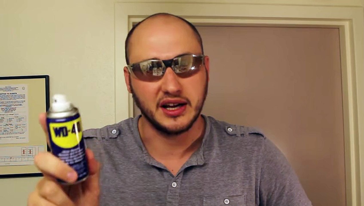 His Car Is Scratched Up. So What Does He Do- Grabs The WD-40!