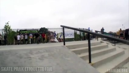 FAIL Blog   Skate Park Etiquette FAIL