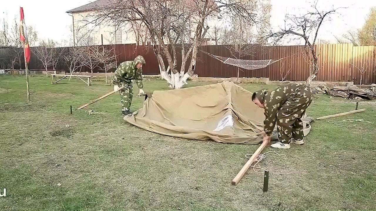 Палатка Армейская Барачная Облегченная