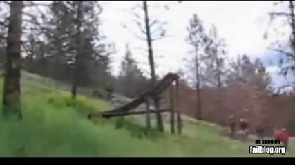 Overshooting Bike Ramp FAIL