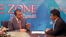 A.K Memon hosting forum Azeem Qureashi - Vice Chairman, Pakistan Hotels Association discussing at Trade Zone Forum.