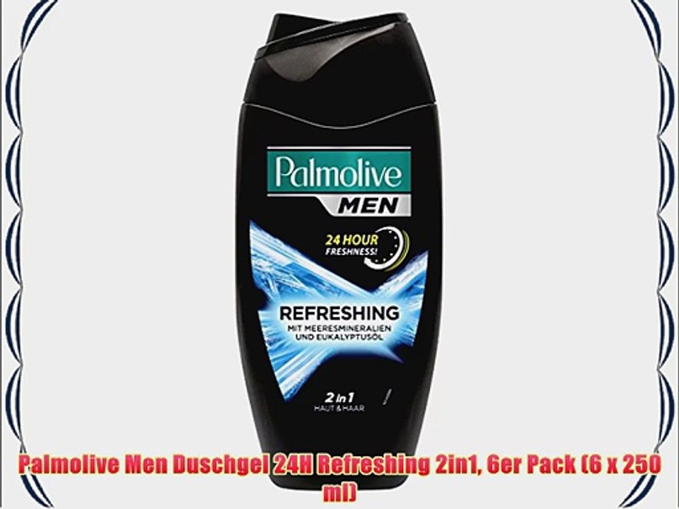 Palmolive Men Duschgel 24H Refreshing 2in1 6er Pack (6 x 250 ml)