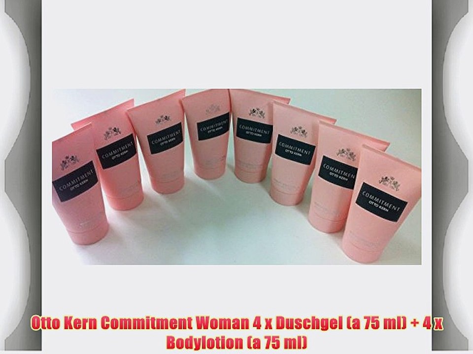 Otto Kern Commitment Woman 4 x Duschgel (a 75 ml)   4 x Bodylotion (a 75 ml)