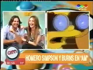 Television.com.ar - Vero Lozano se emoción con un doblaje en vivo de Los Simpson