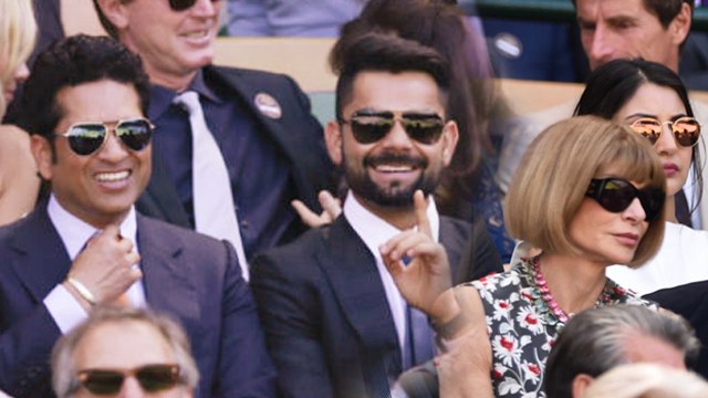 Virat Kohli, Anushka Sharma SPOTTED With Sachin Tendulkar At Wimbledon