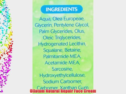 oilatum natural repair face cream