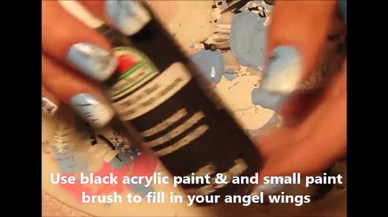 Angel Wing Nail Art Tutorial