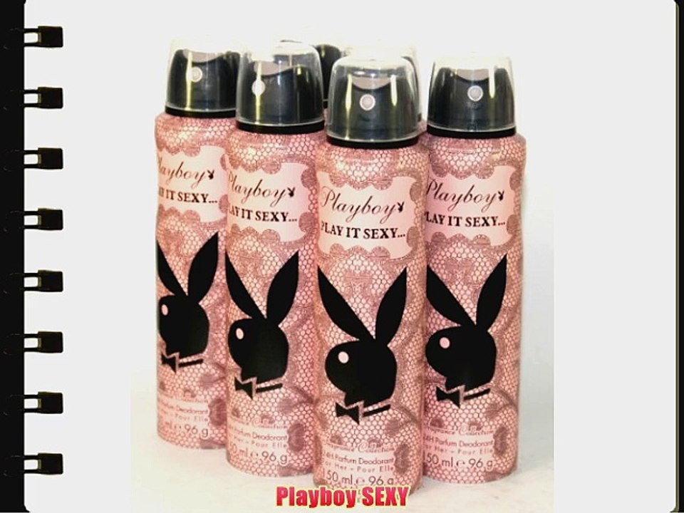 PLAYBOY SEXY Play it sexy Parfume Deo for women - 6er Pack 6x150ml