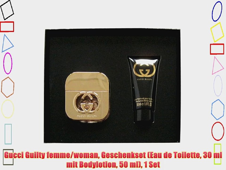 Gucci Guilty femme/woman Geschenkset (Eau de Toilette 30 ml mit Bodylotion 50 ml) 1 Set