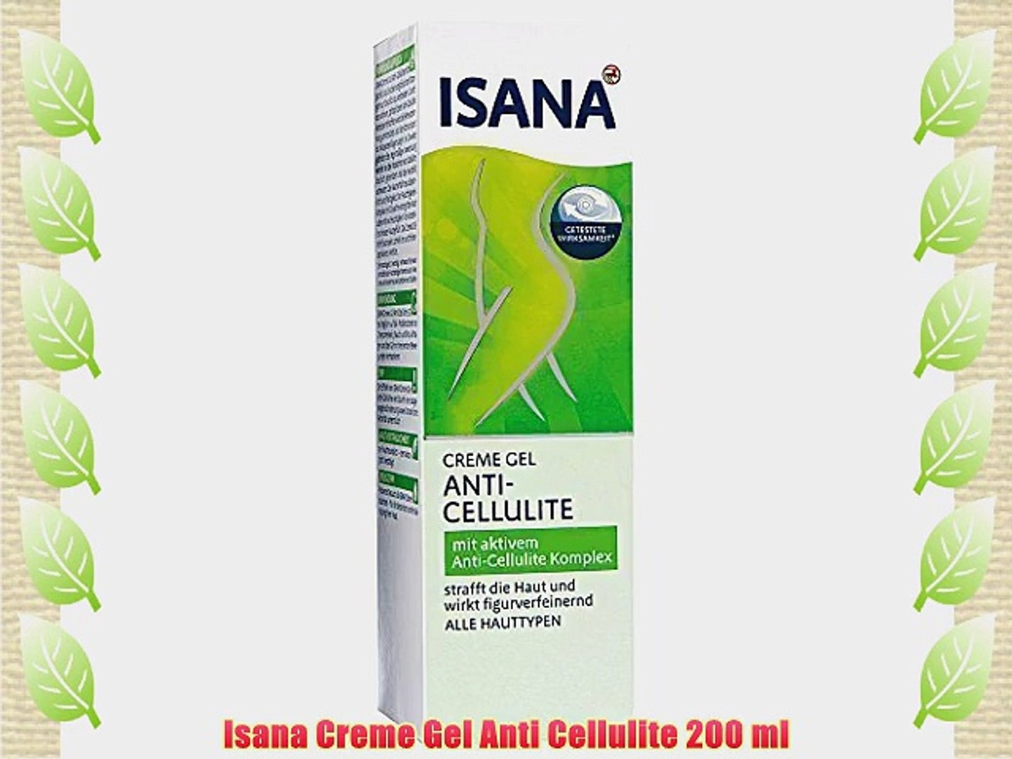 Isana Creme Gel Anti Cellulite 0 Ml Video Dailymotion