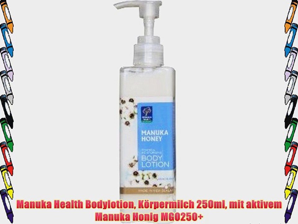 Manuka Health Bodylotion K?rpermilch 250ml mit aktivem Manuka Honig MGO250