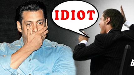 #SalmanKhan Is An IDIOT,Says Director