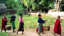 Smiling faces  from  Children of Asia