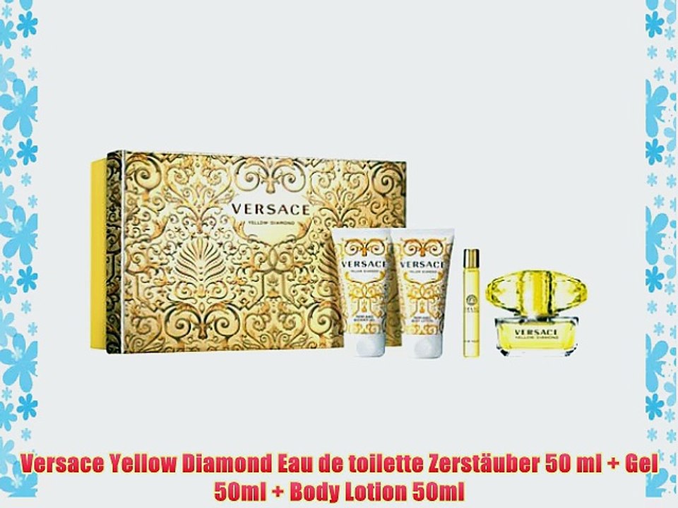 Versace Yellow Diamond Eau de toilette Zerst?uber 50 ml   Gel 50ml   Body Lotion 50ml