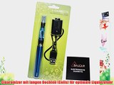 Salcar? 2x E-Zigarette eGo-T CE4 Elektronische Zigarette mit 16 ml CE4 Atomizer verdampfer