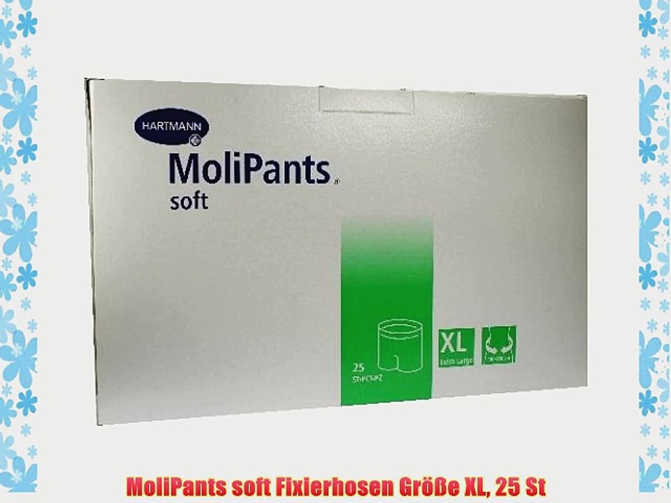 MoliPants soft Fixierhosen Gr??e XL 25 St