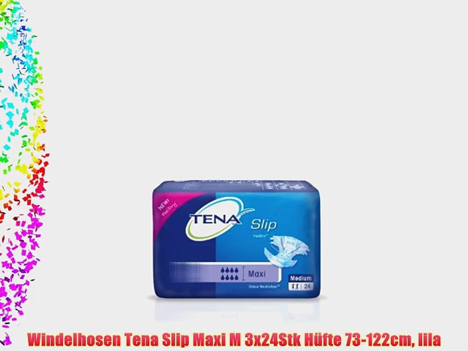 Windelhosen Tena Slip Maxi M 3x24Stk H?fte 73-122cm lila