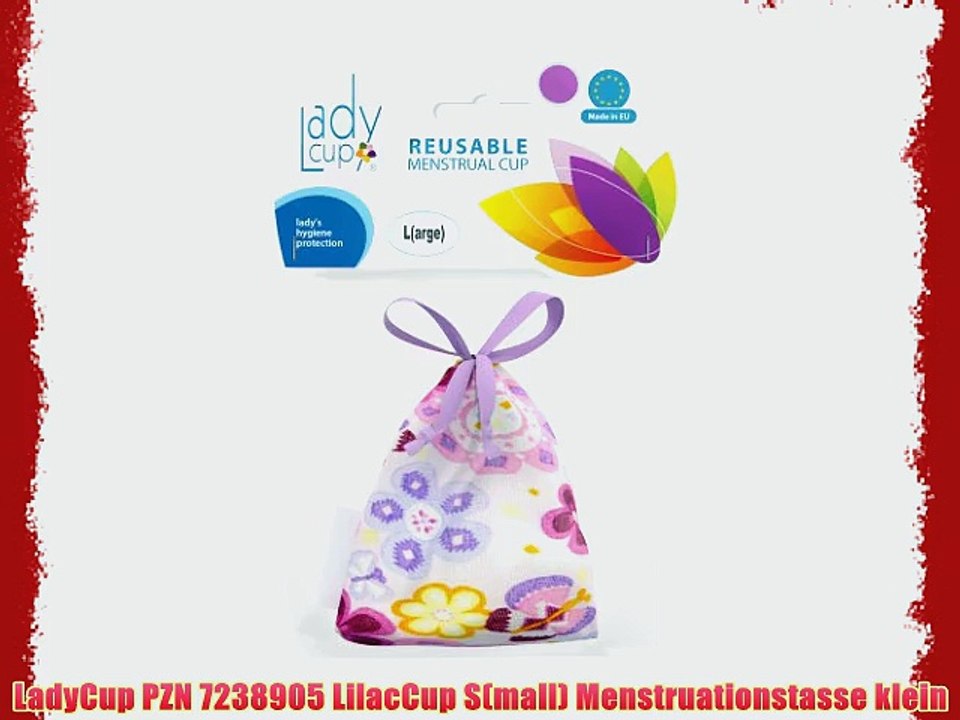 LadyCup PZN 7238905 LilacCup S(mall) Menstruationstasse klein