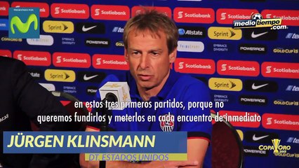 Klinsmann justificó el juego con suplentes vs. Haití