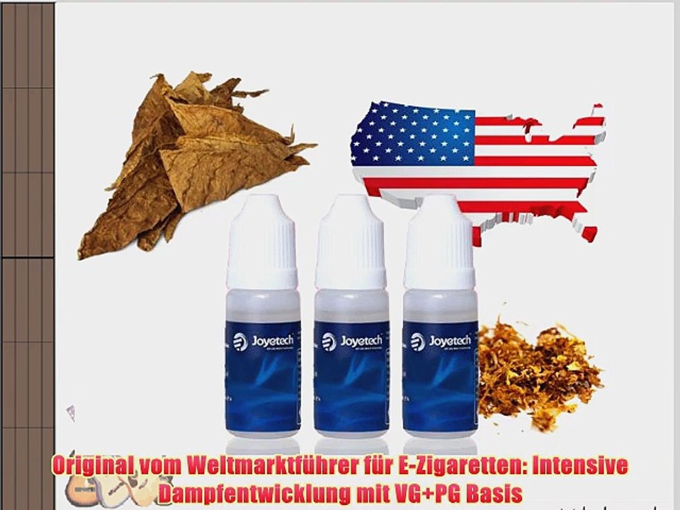 Joyetech E-Liquid VG PG 3er TABAK-Set 0mg zum Nachf?llen von elektrischen Zigaretten wie eGo-C