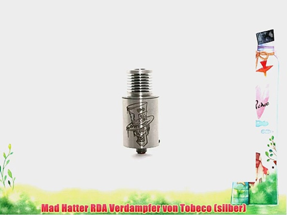 Mad Hatter RDA Verdampfer von Tobeco (silber)